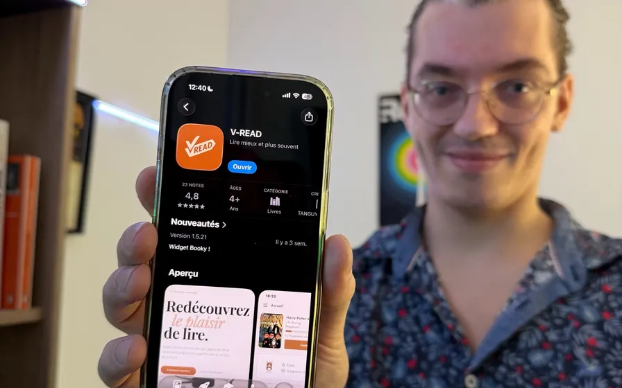 L'app Vread sur l'App Store, sortie après reprise complète depuis un prototype Lovable refusé trois fois par Apple.