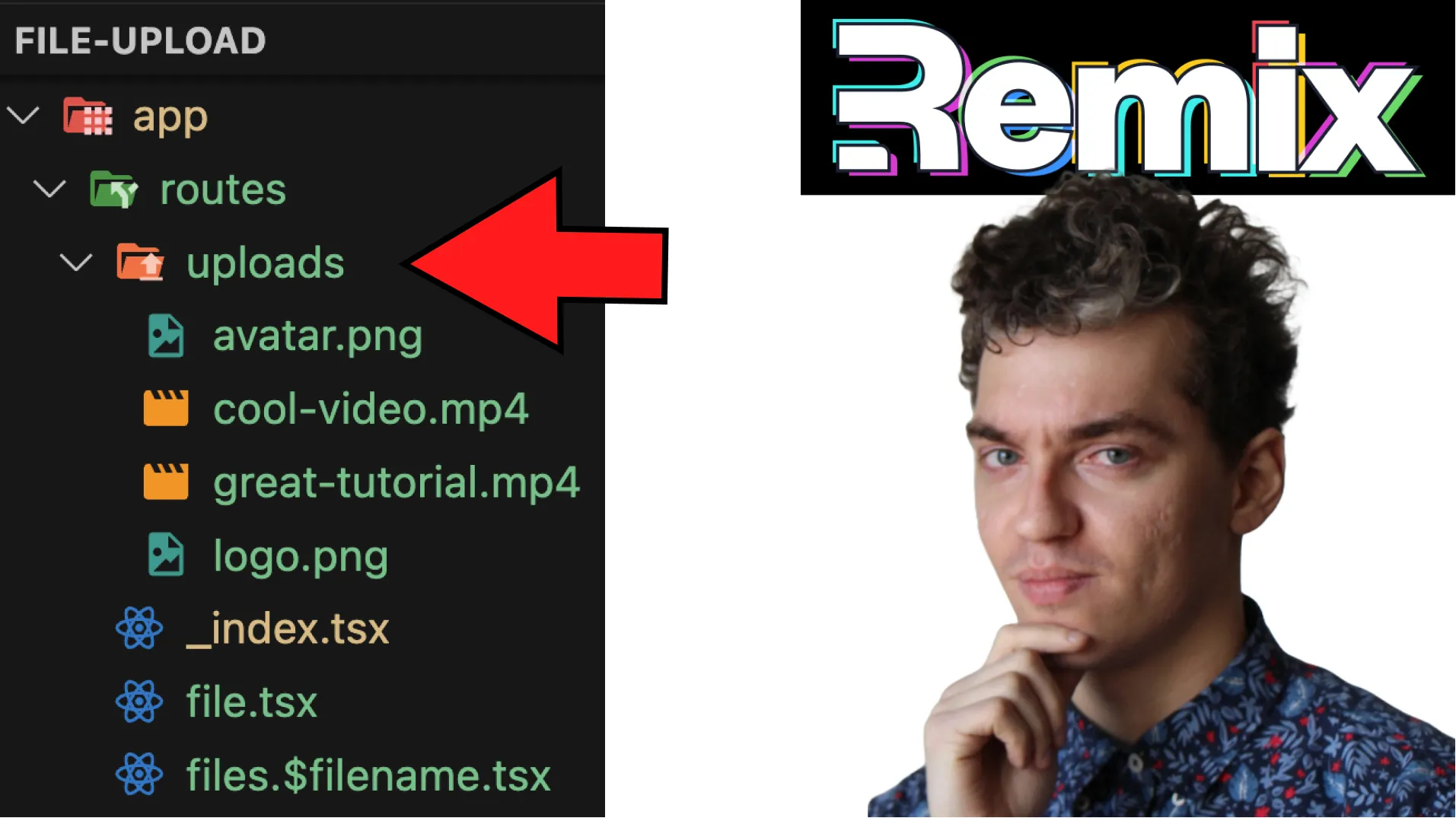Héberge des fichiers avec Remix!