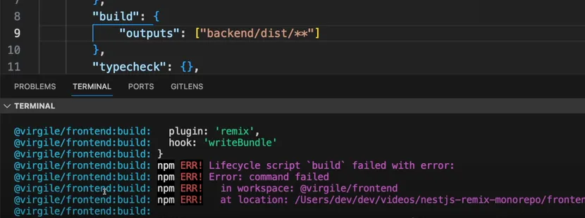 Le build de notre application échoue