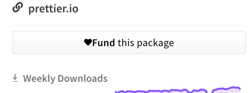 Prettier est téléchargé 33 millions de fois par semaine sur NPM