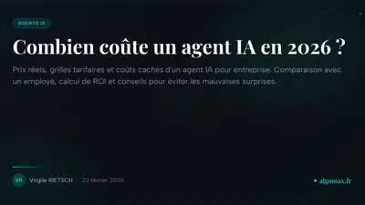 Combien coûte un agent IA en 2026 ?
