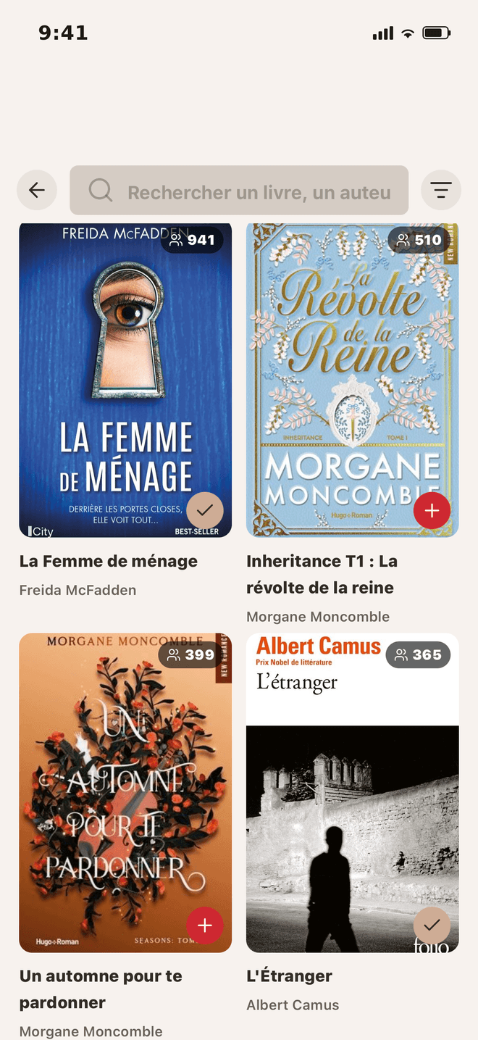 La bibliothèque actuelle de Vread
