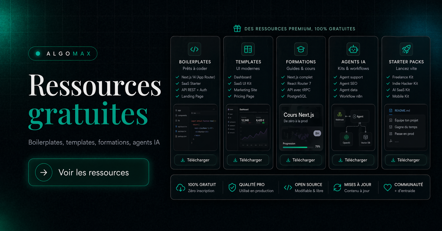 Ressources Gratuites pour Développeurs - Boilerplates, Templates ...
